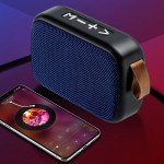 Wholesale Table Pro Fabric Soft Material Wireless Portable Bluetooth Speaker G2 (Black)